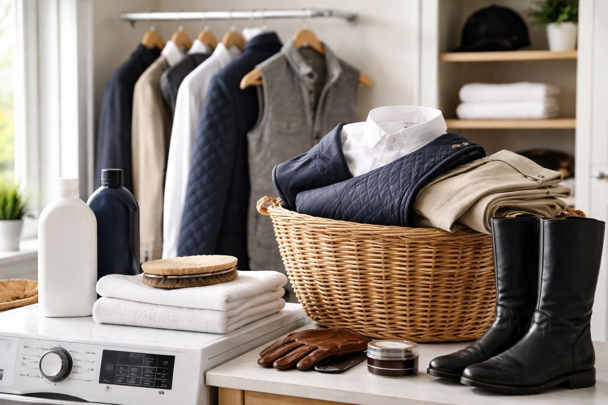 Riding apparel care and longevity
