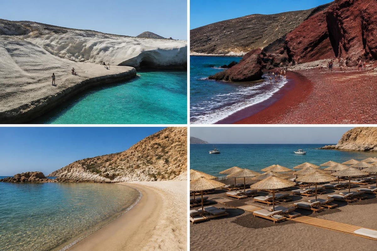 Diversity of Milos beaches