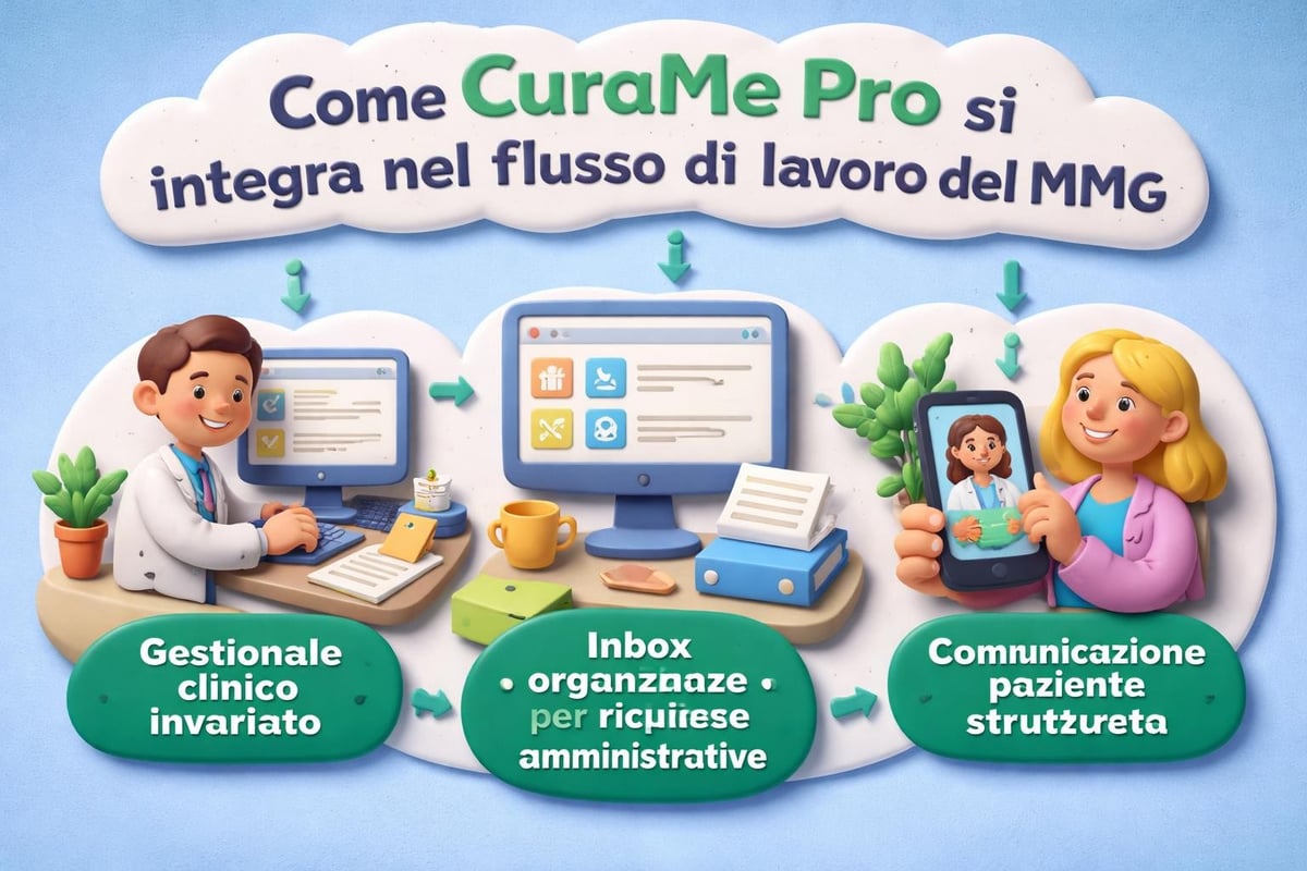 Integrazione CuraMe Pro con studio medico