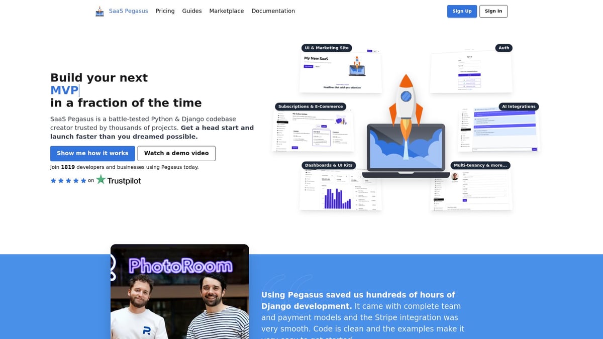 8 Best Framework SaaS Platforms to Watch in 2026 - SaaS Pegasus