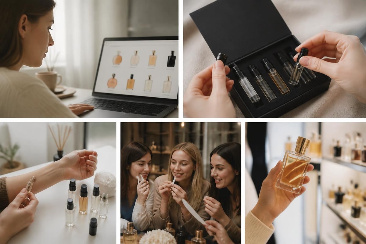 Kaufprozess für nachhaltige Parfums