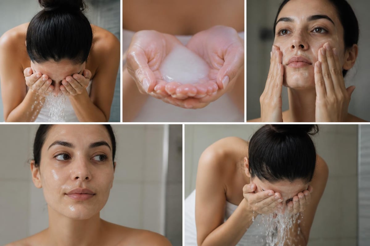 Proper beard washing technique
