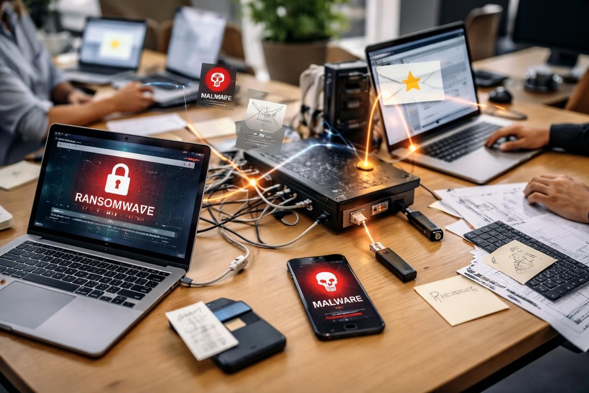 Common cyber threats facing small businesses