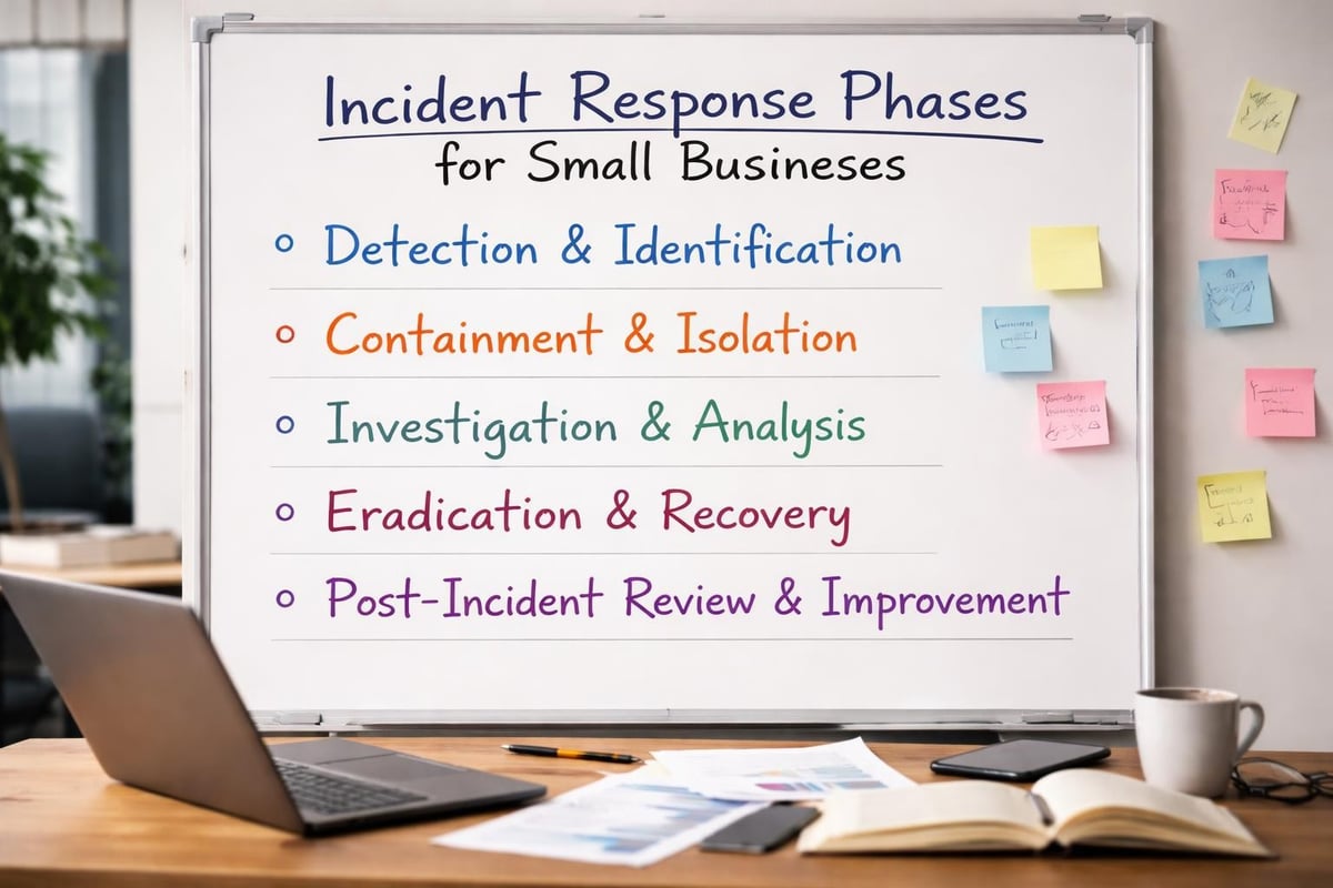 Network security incident response workflow