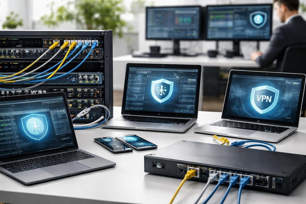 Small business network security architecture