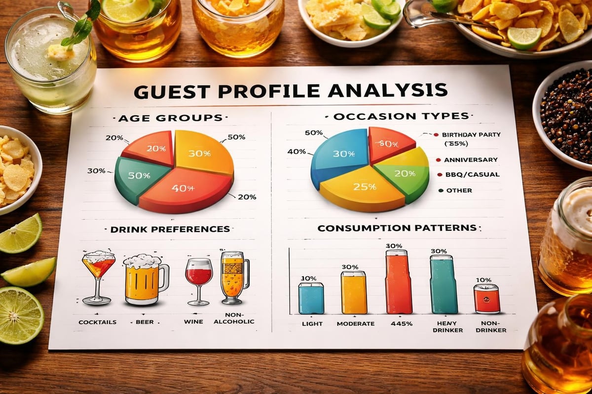 Guest demographics and beverage preferences