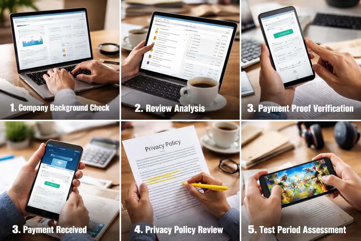 App verification checklist