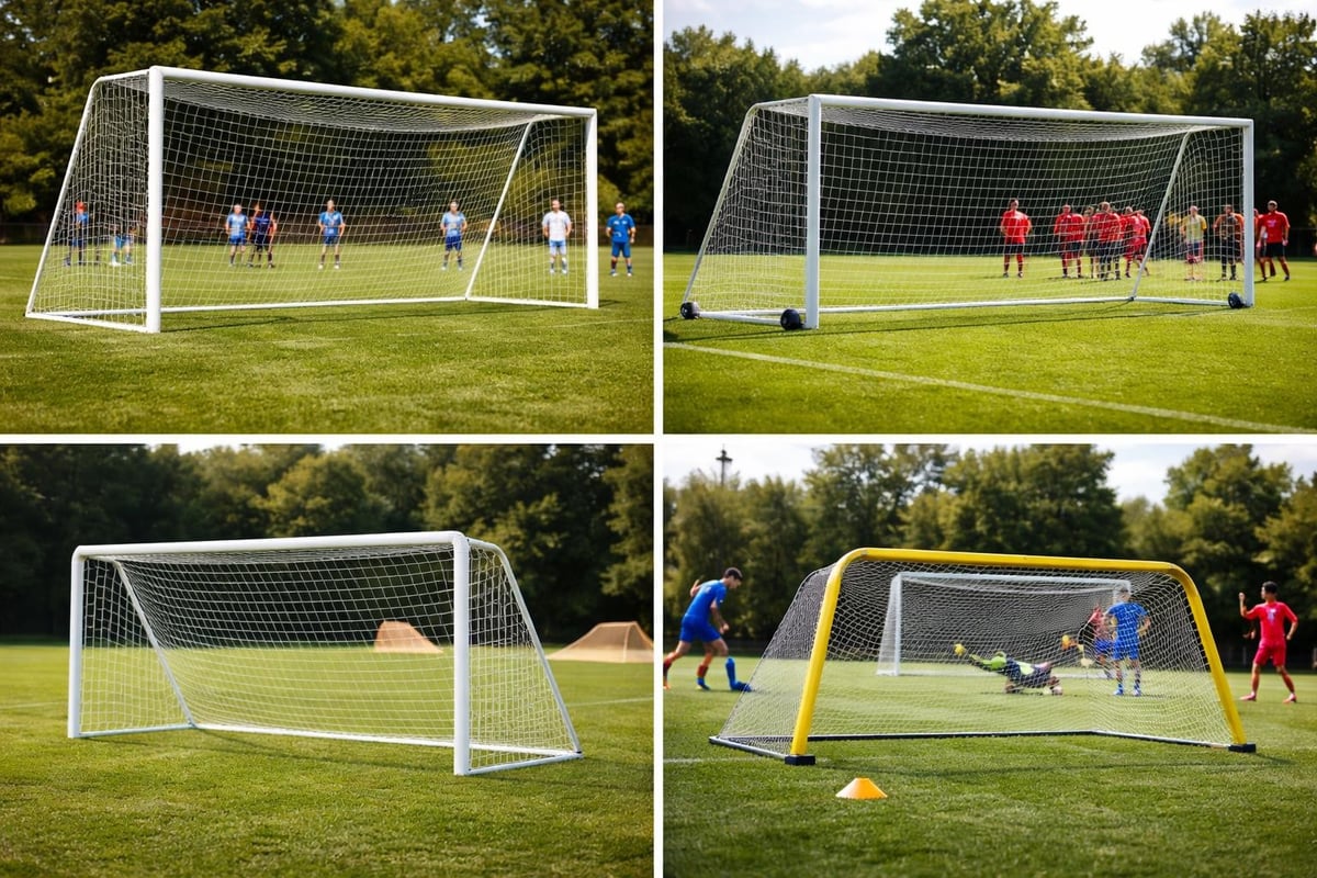 Soccer goal types
