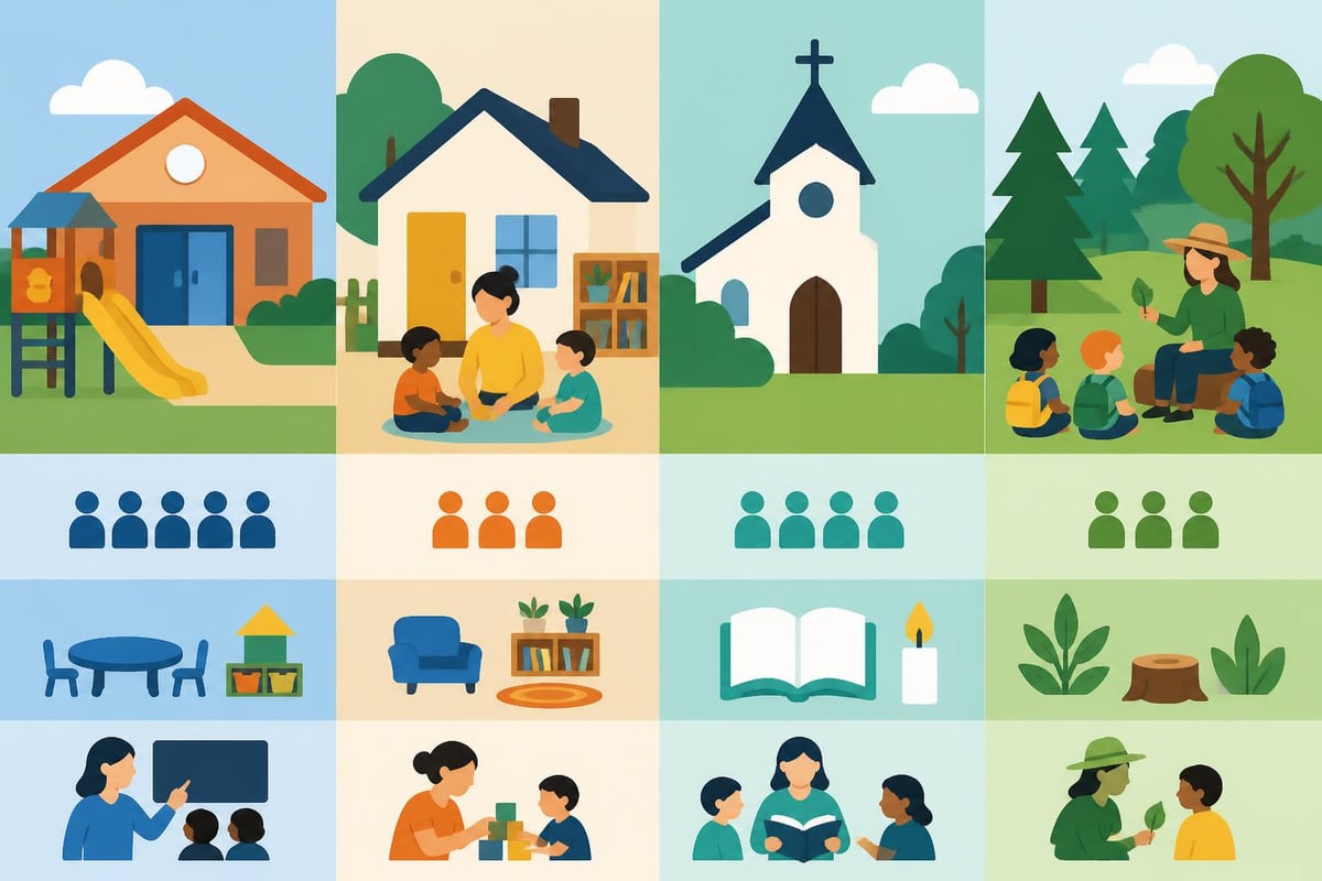 Preschool program types