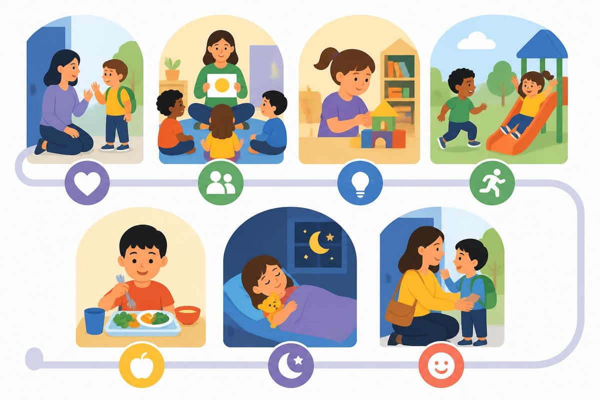 Daily preschool schedule