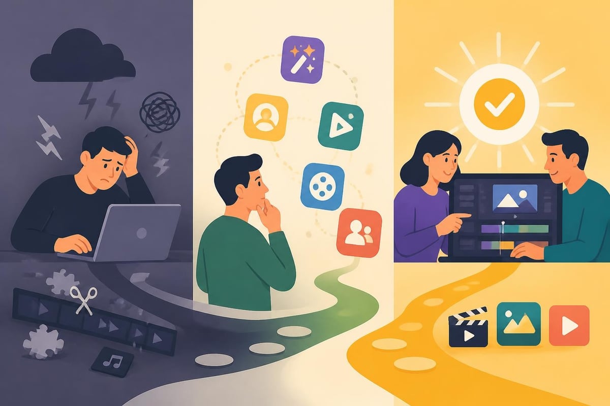 Short form video editing workflow
