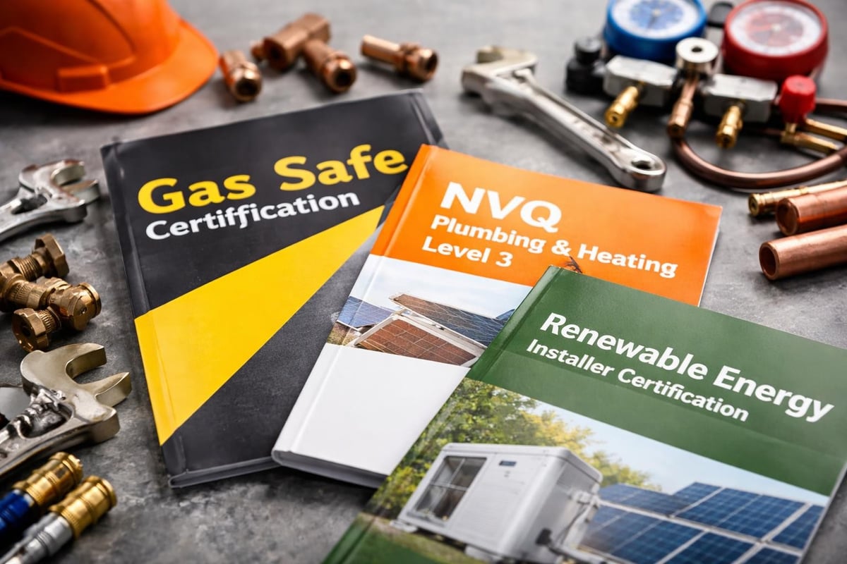 Professional plumbing qualifications