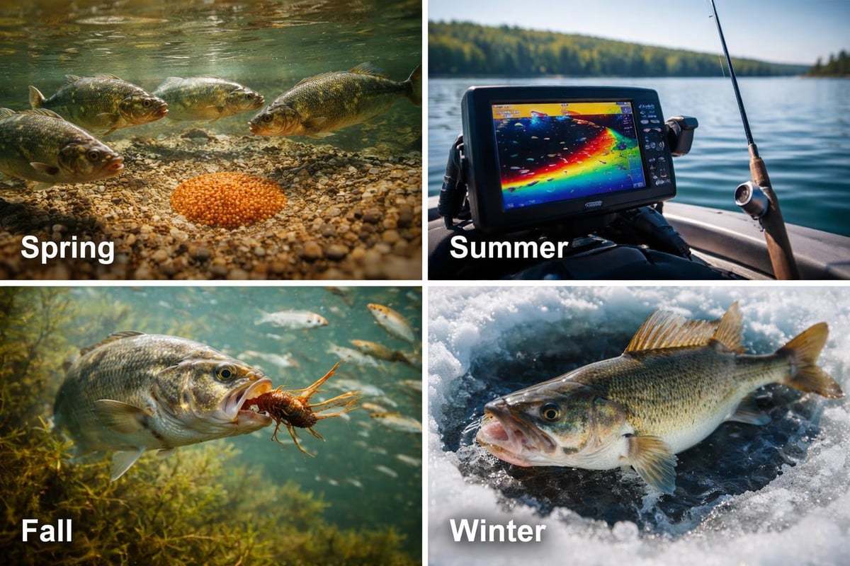 Seasonal fishing patterns