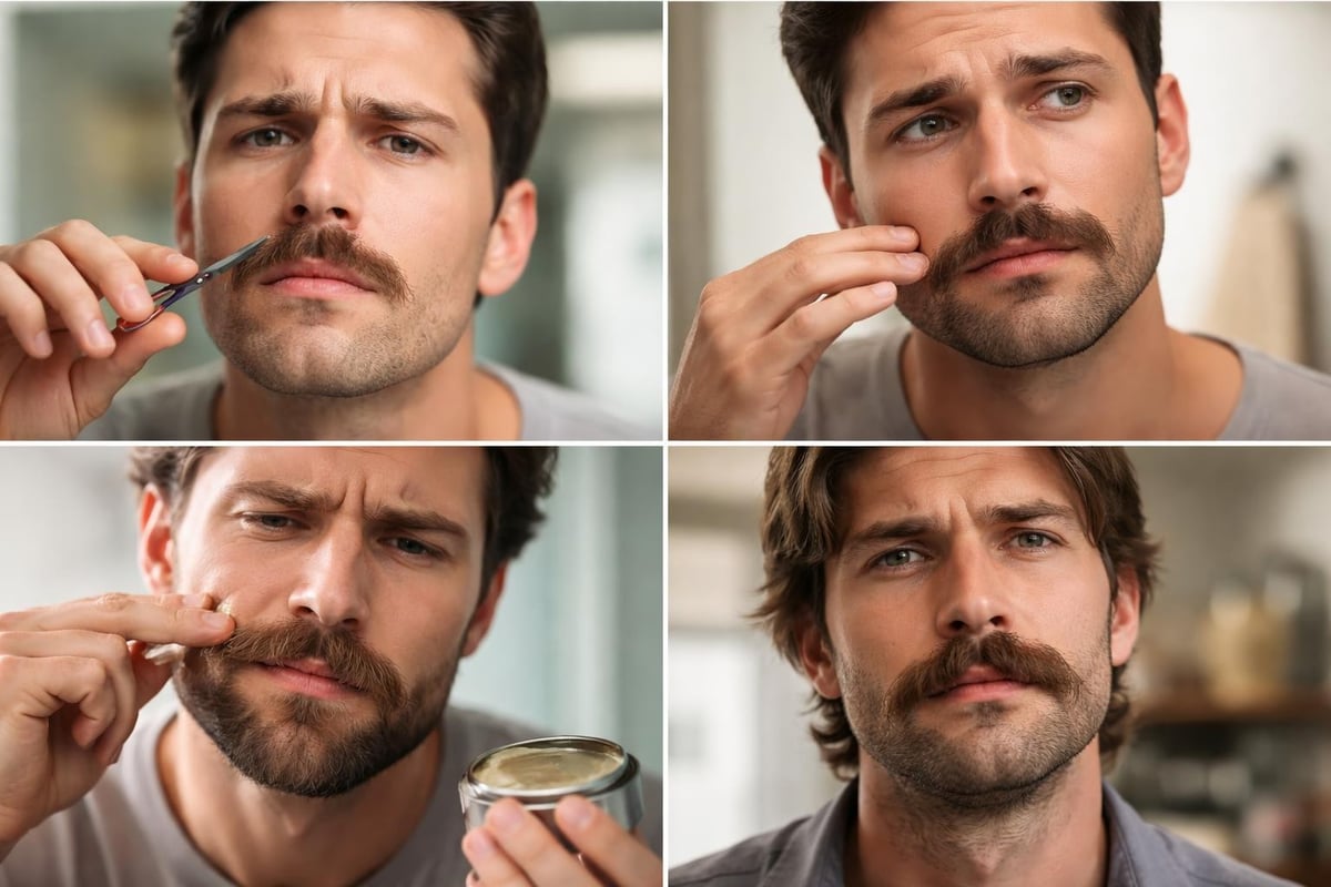 Mustache grooming mistakes
