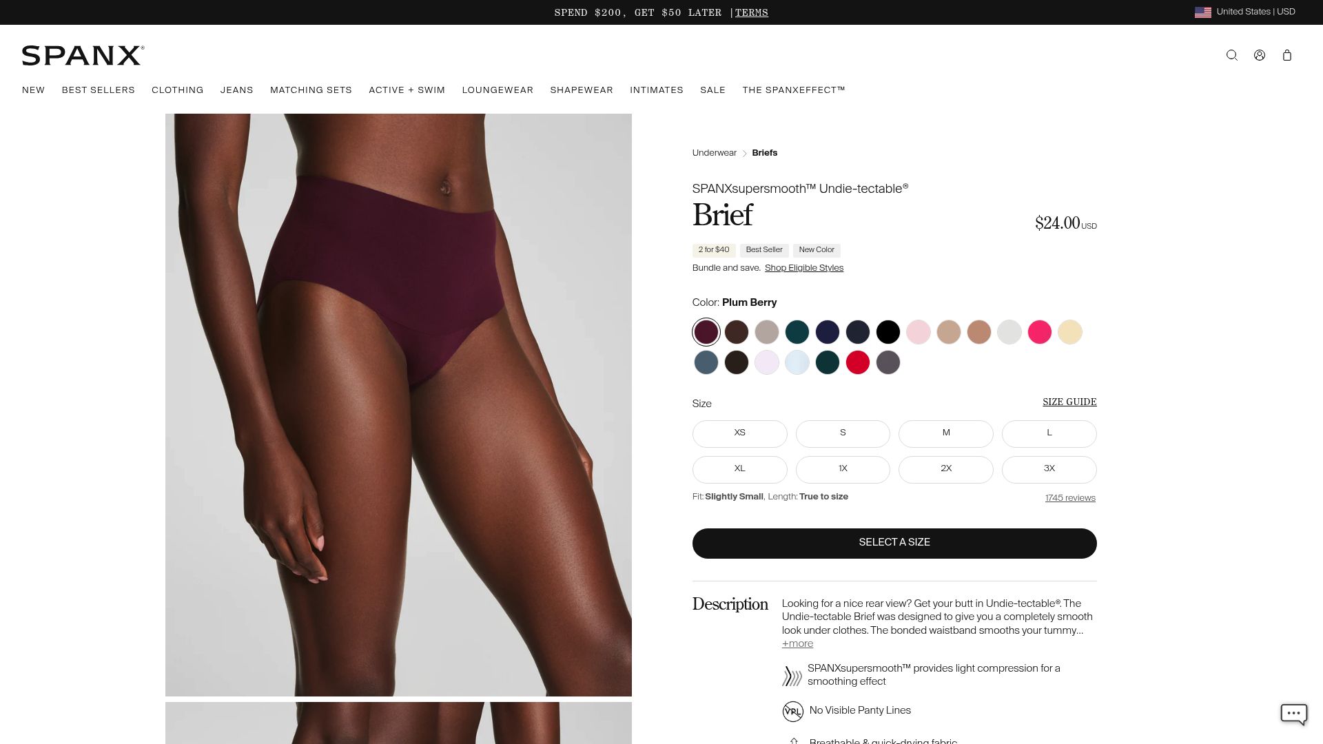 10 Best Seamless Underwear Picks for Comfort in 2025 - Spanx Undie-tectable Briefs