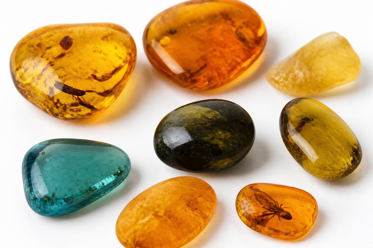 Amber types and characteristics