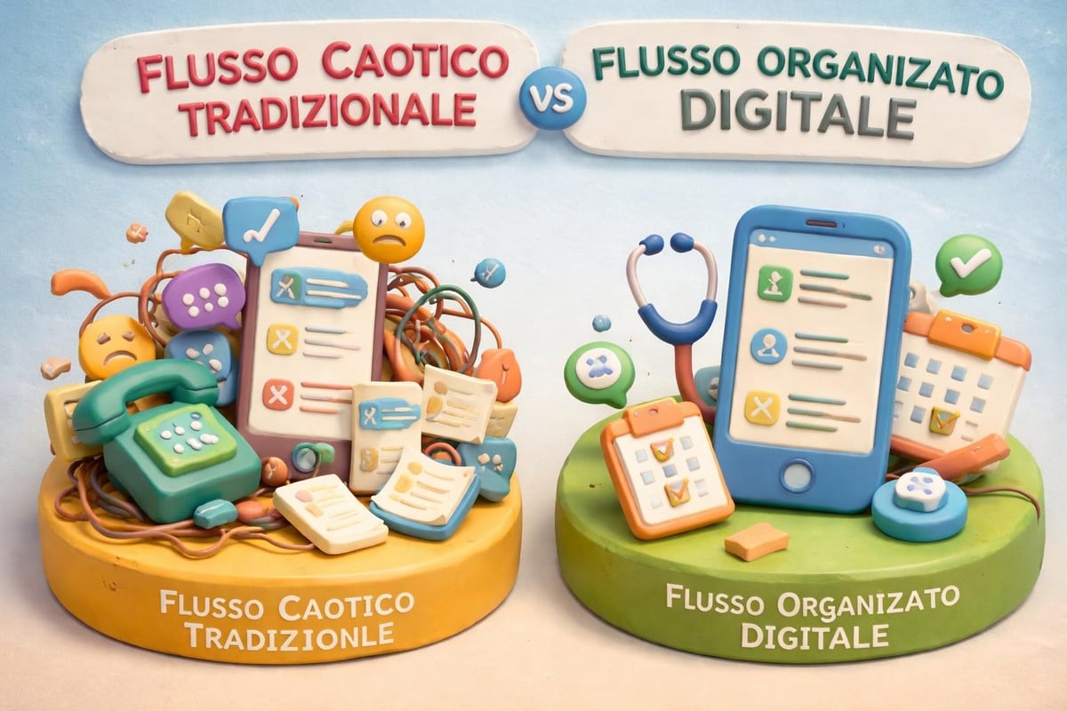 Richieste mediche disorganizzate