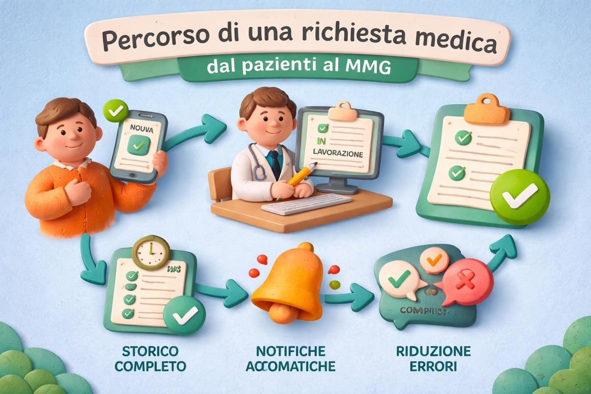 Sistema tracciabilità richieste mediche