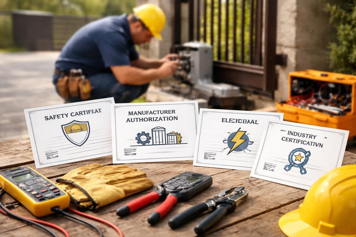 Find The Best Automatic Gate Installer Near Me In 2026 1 Automatic Gate Installation Qualifications