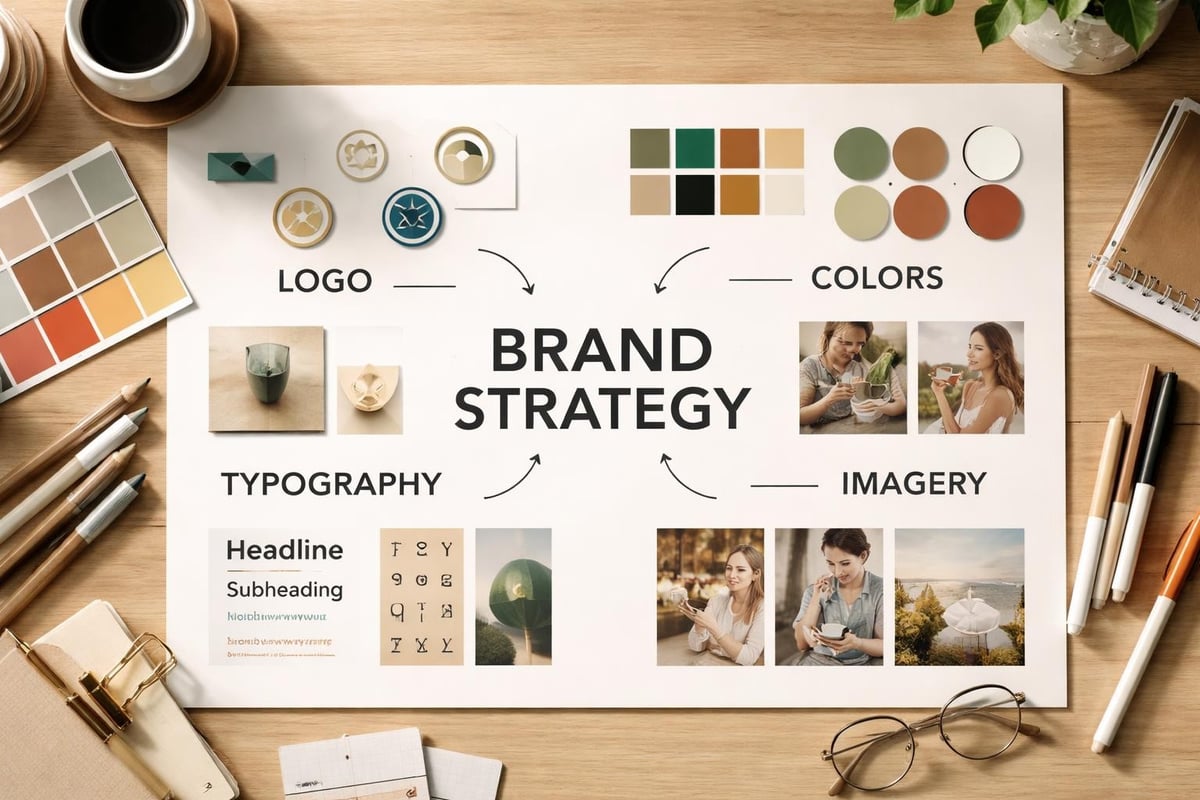 Visual identity system components