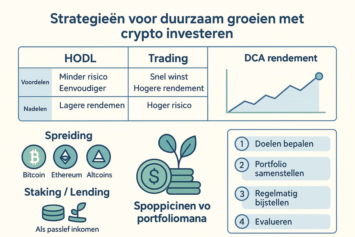 Strategieën voor duurzaam groeien met crypto