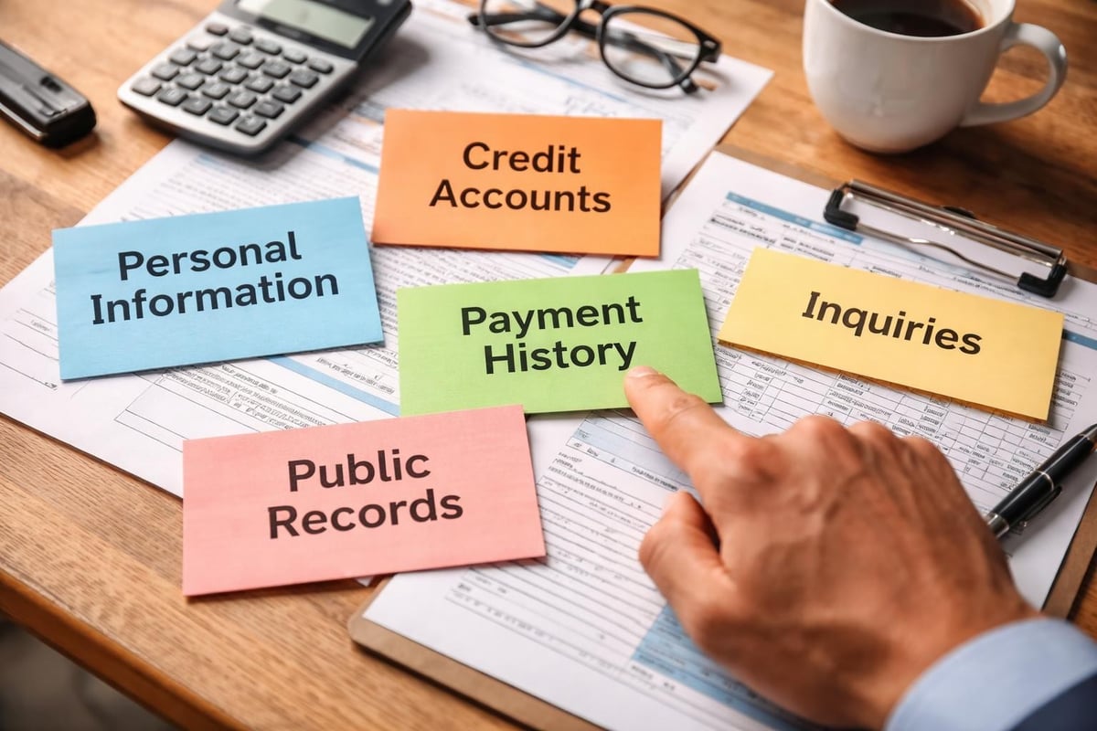 Credit profile components breakdown