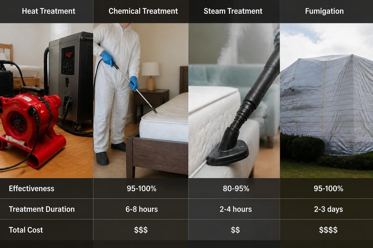 Treatment method comparison