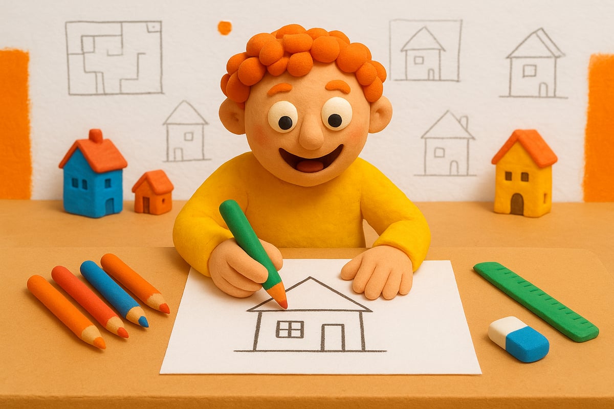 Waarom zelf een huis tekenen?