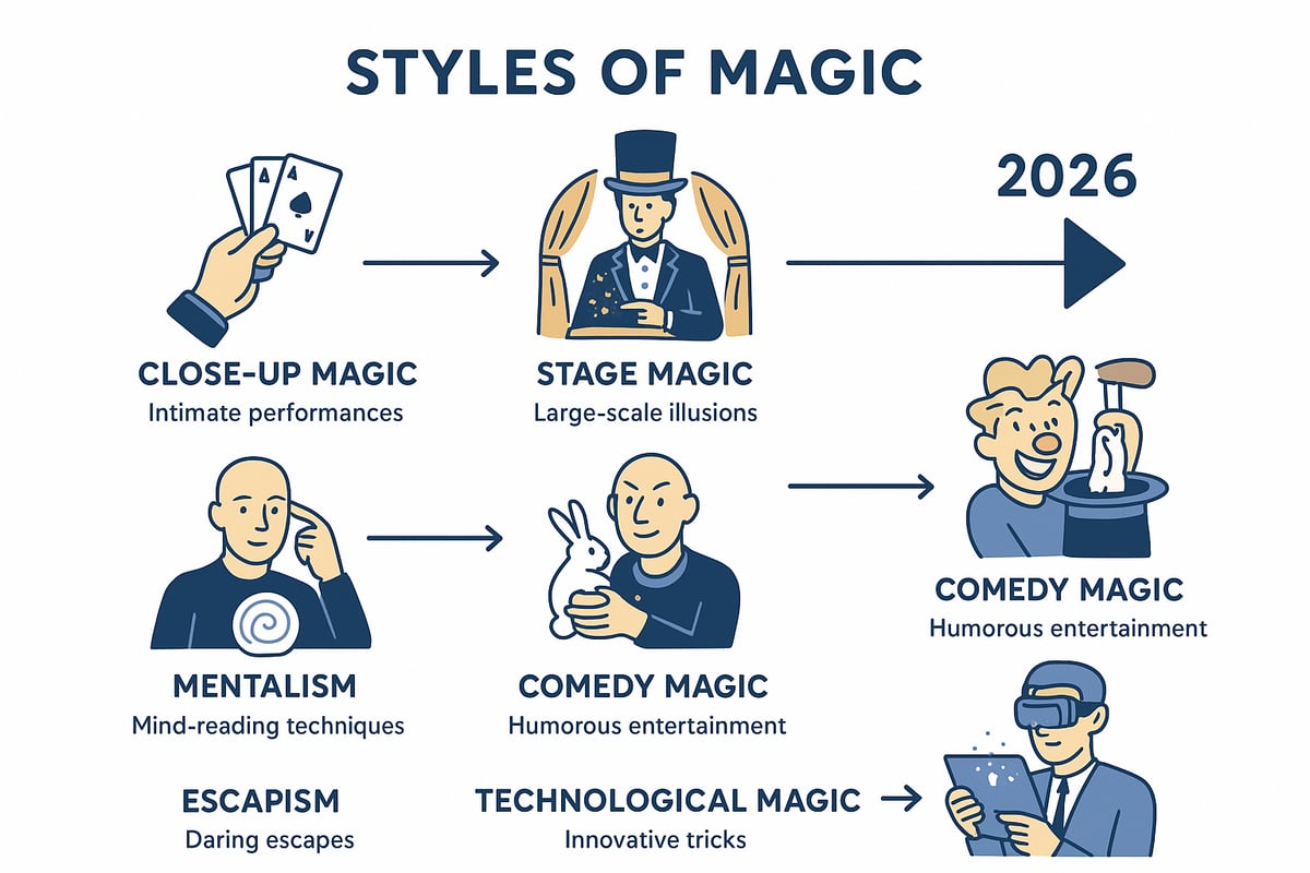 Especialidades y Estilos de Magia en 2026