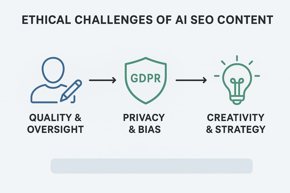 Challenges and Ethical Considerations of AI SEO Content