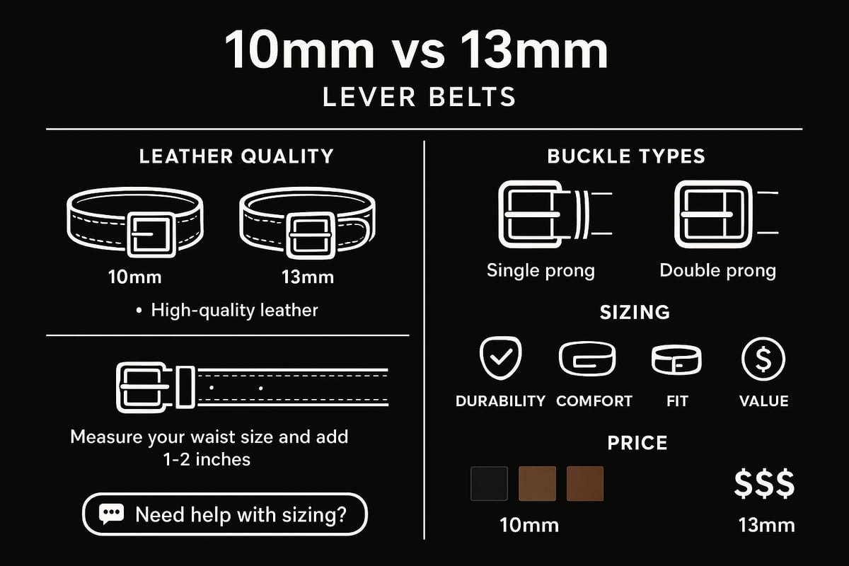 How to Choose the Right Lever Belt for Your Goals