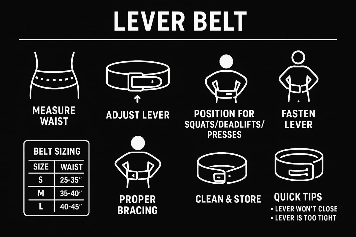 Step-by-Step Guide: Setting Up and Using a Lever Belt Safely
