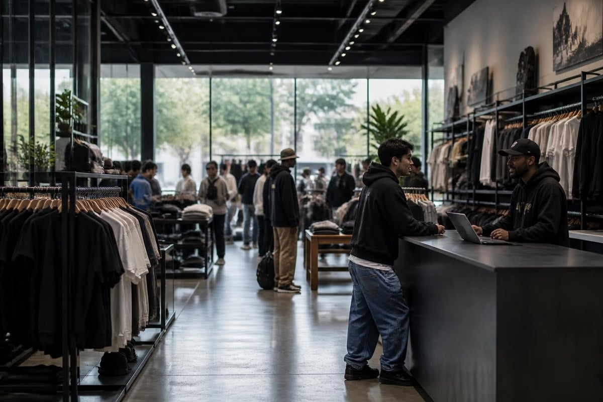 Urban streetwear retail evolution