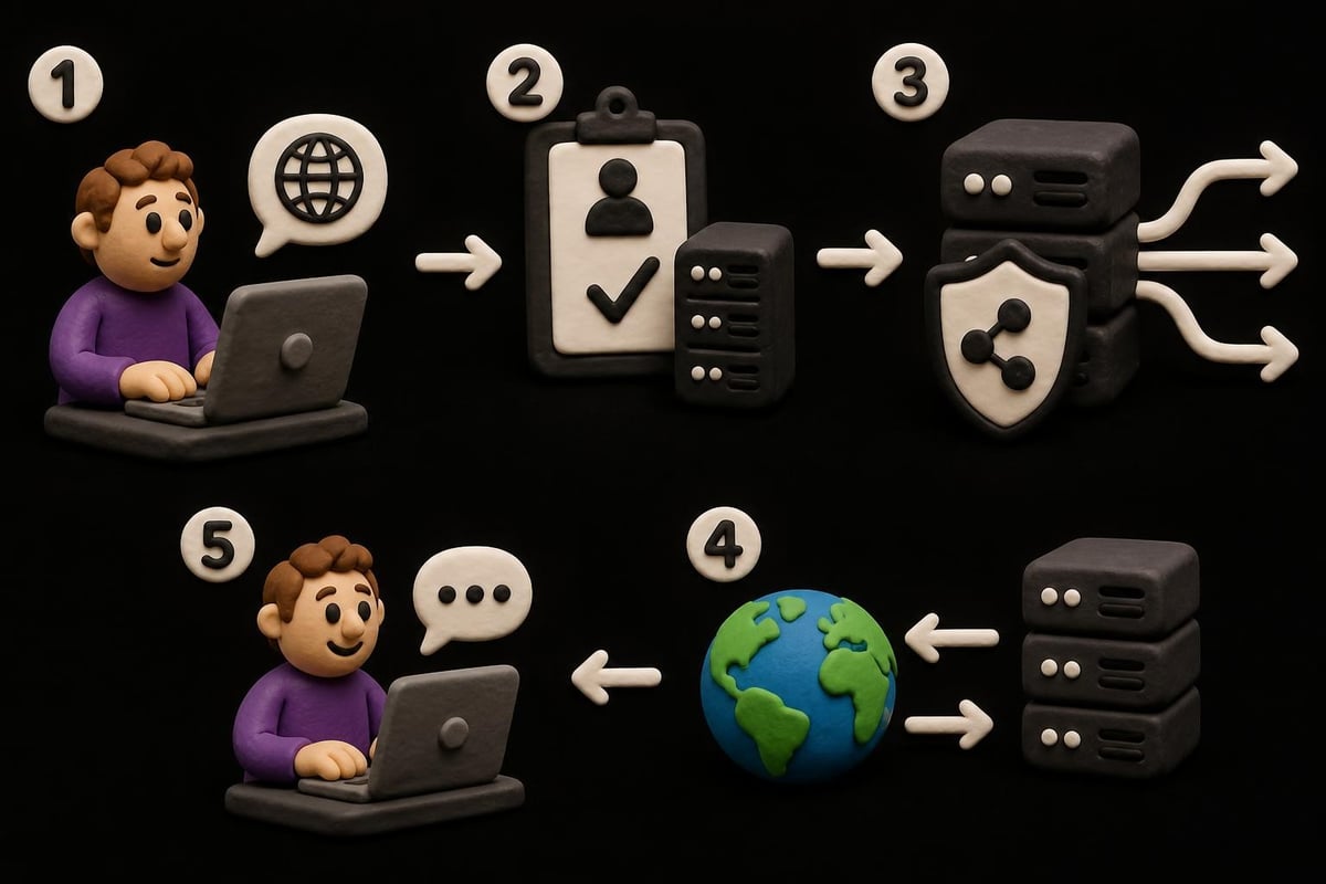 SOCKS proxy routing workflow