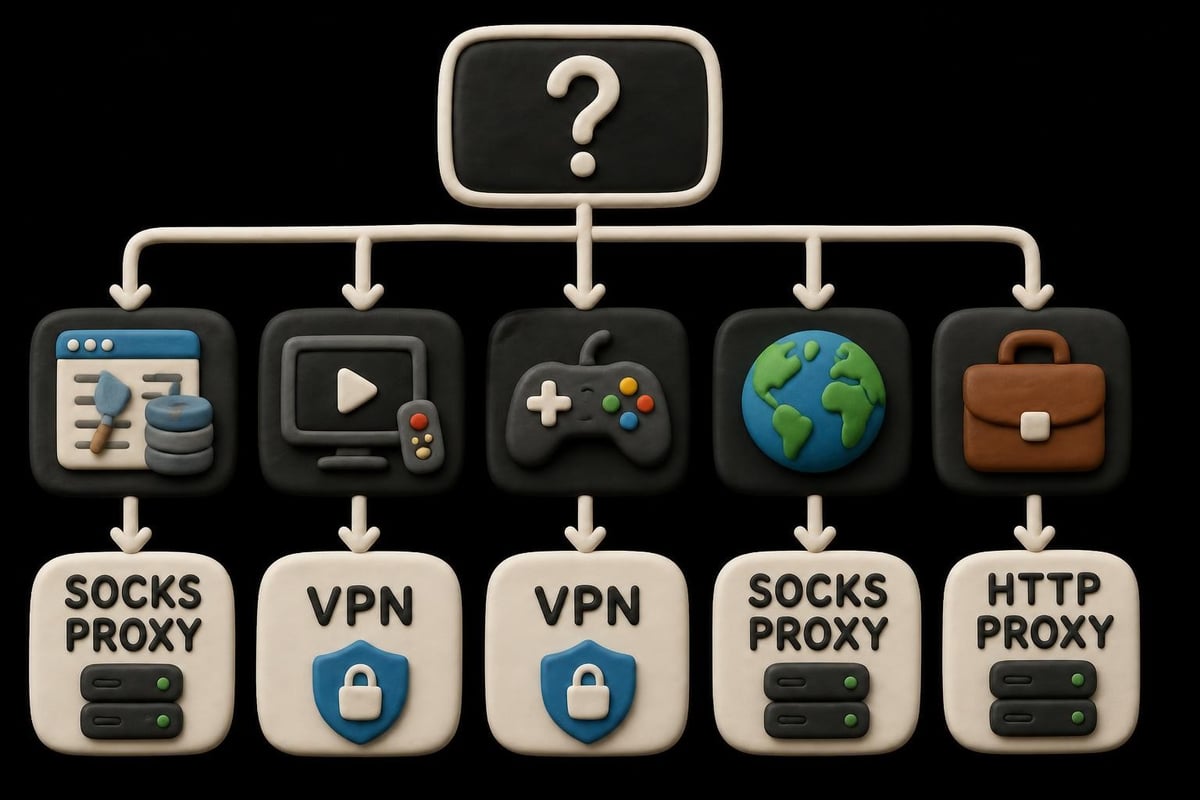 Proxy service decision tree