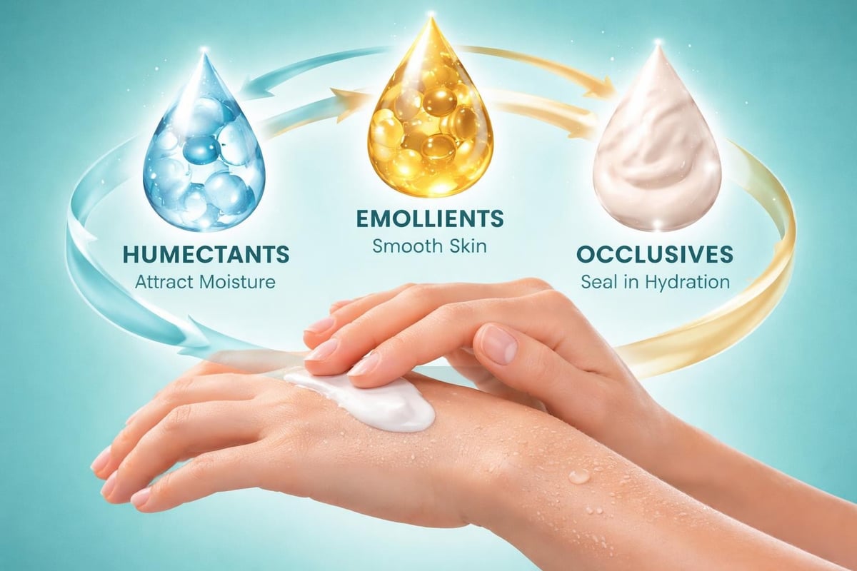 Moisturizer hydration mechanism