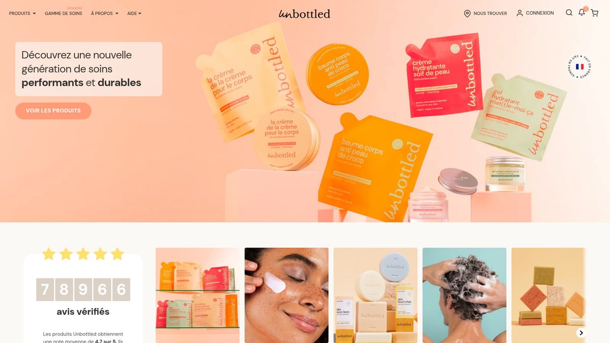 12 Idées Inspirantes De Boutique Shopify À Découvrir En 2026 - 10. Unbottled