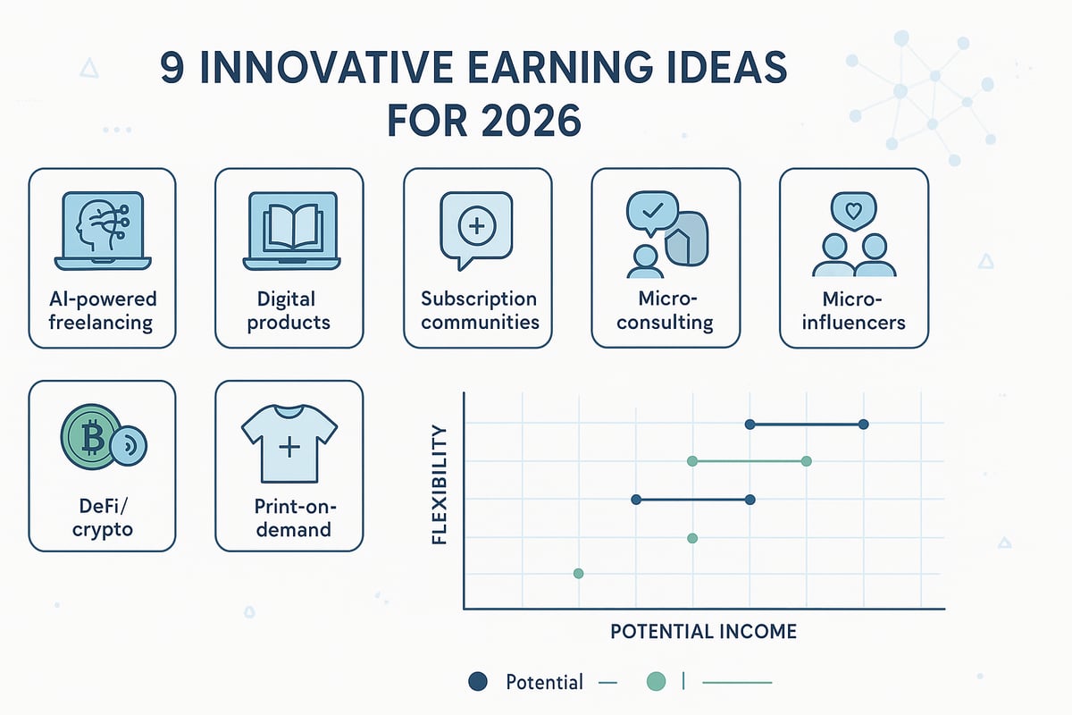 9 Innovative Earning Ideas to Boost Your Income in 2026