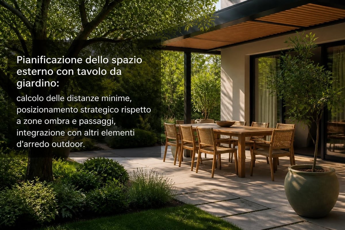 Configurazione spazio giardino