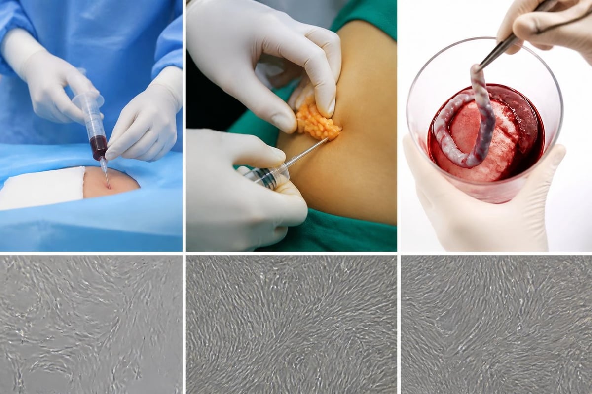 Comparison of mesenchymal cell sources