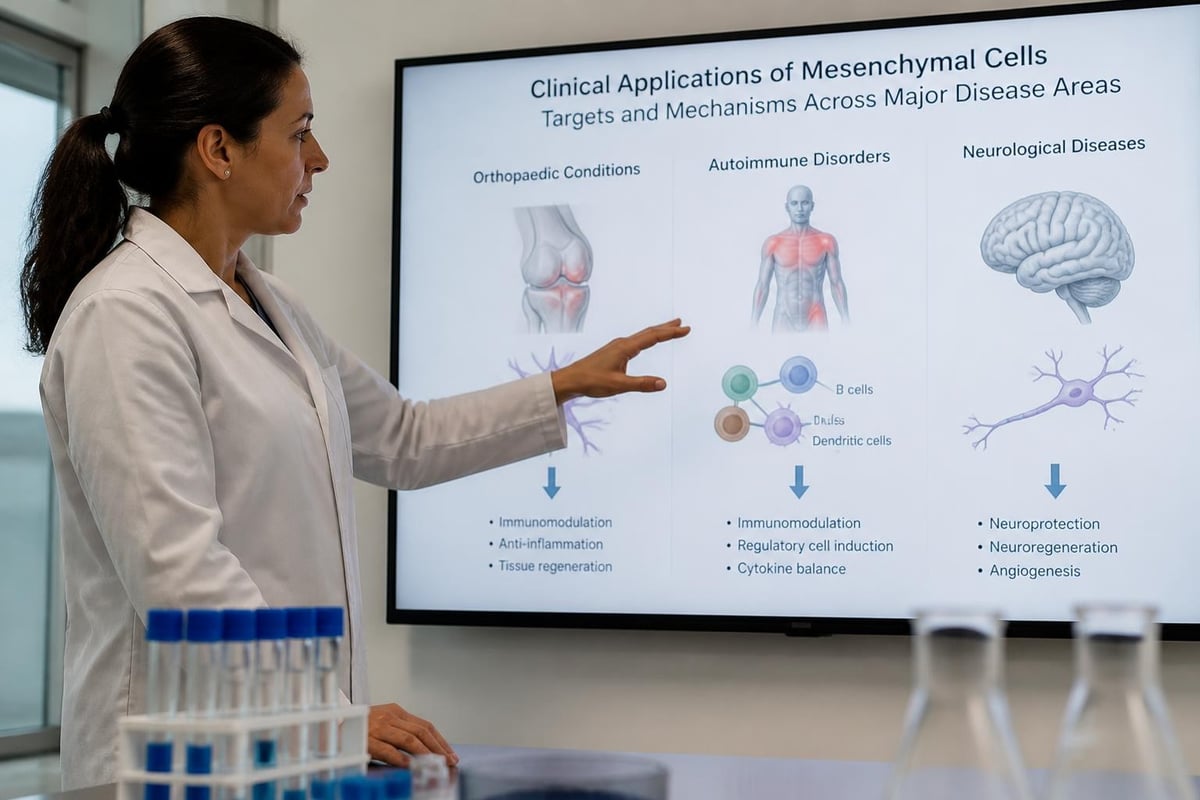 Mesenchymal cells therapeutic applications