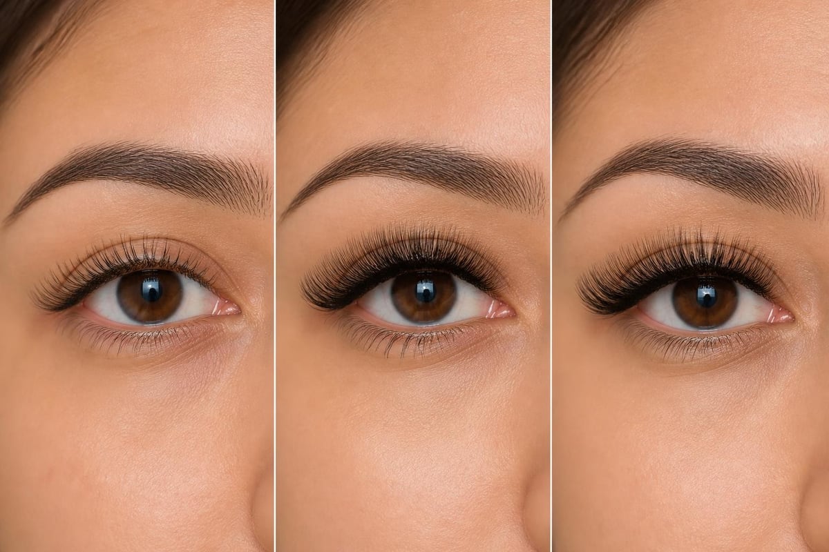 Eyelash Extension Parramatta | Expert Lash Services 2026 4 Lash extension style comparison