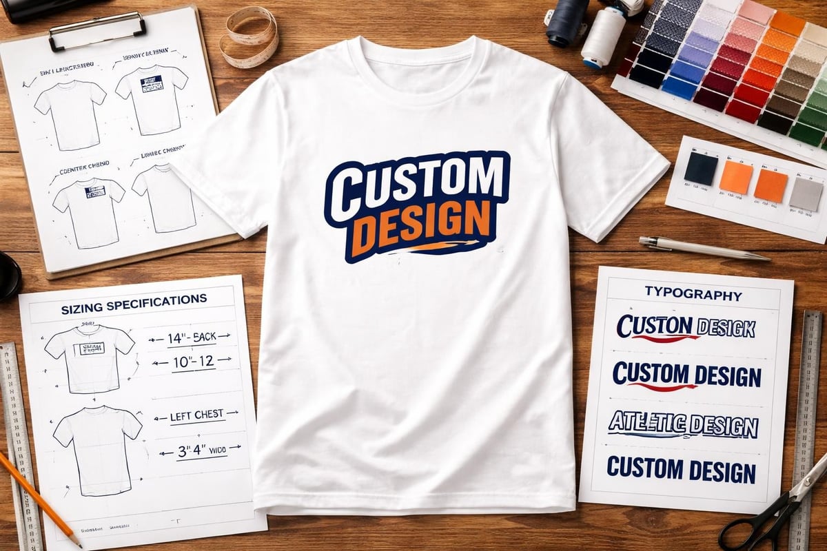 Design elements for custom tees