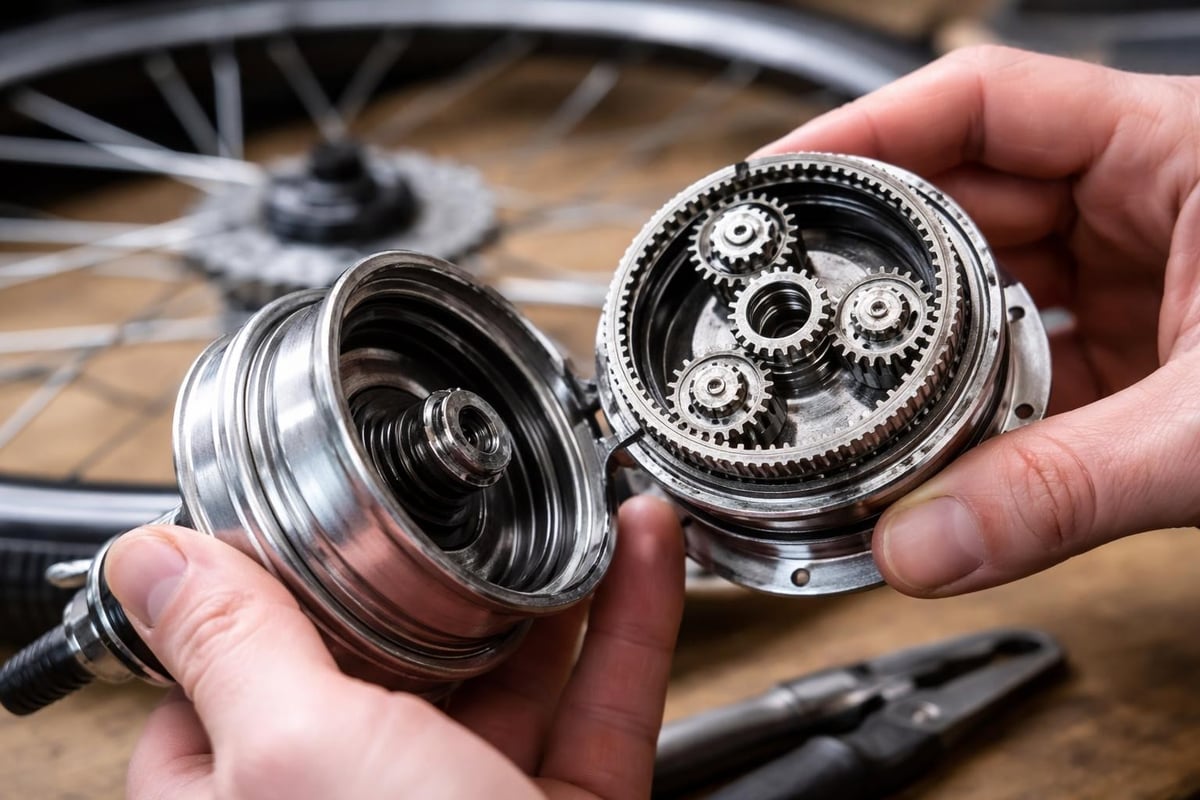Internal hub gear components
