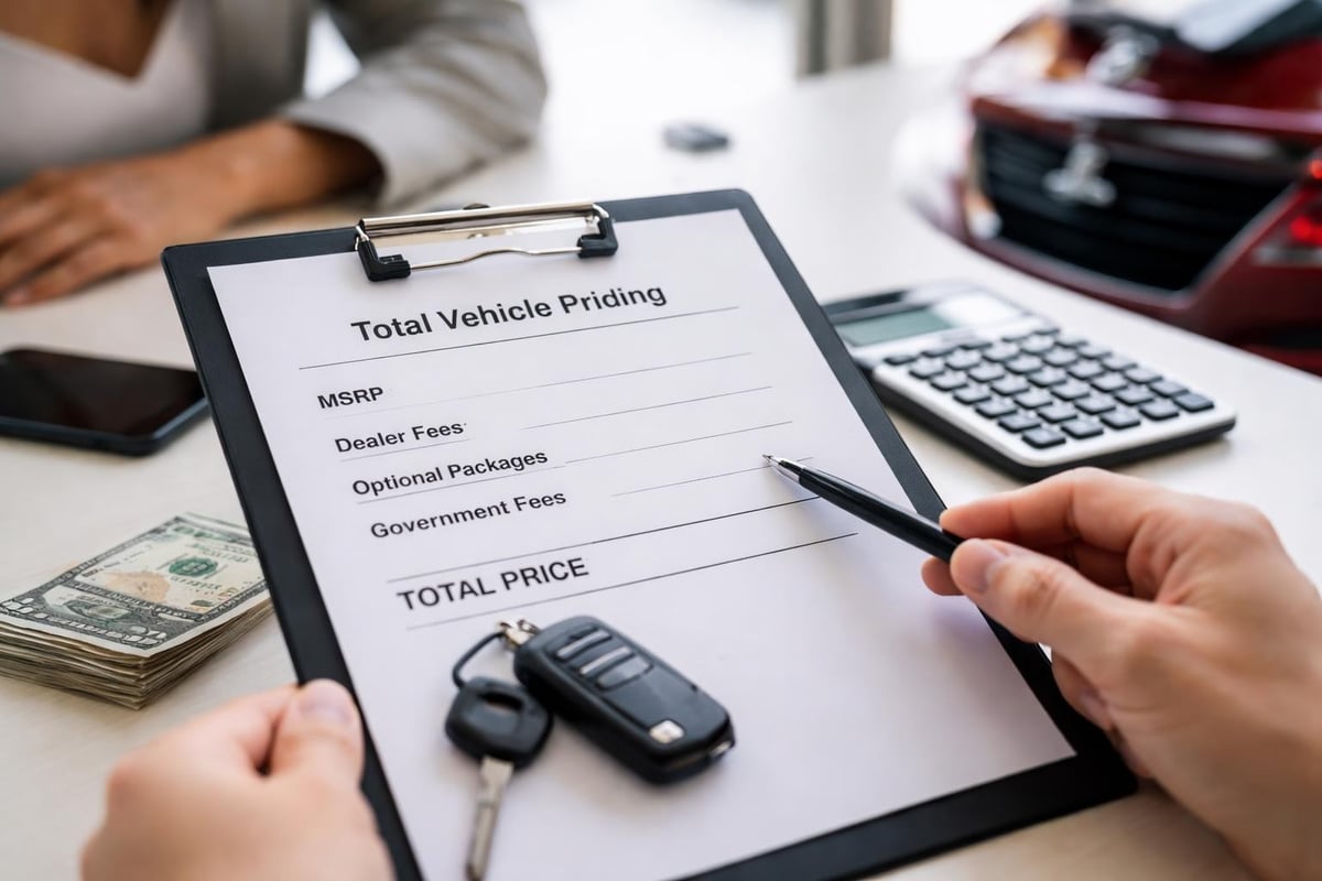 Vehicle pricing components