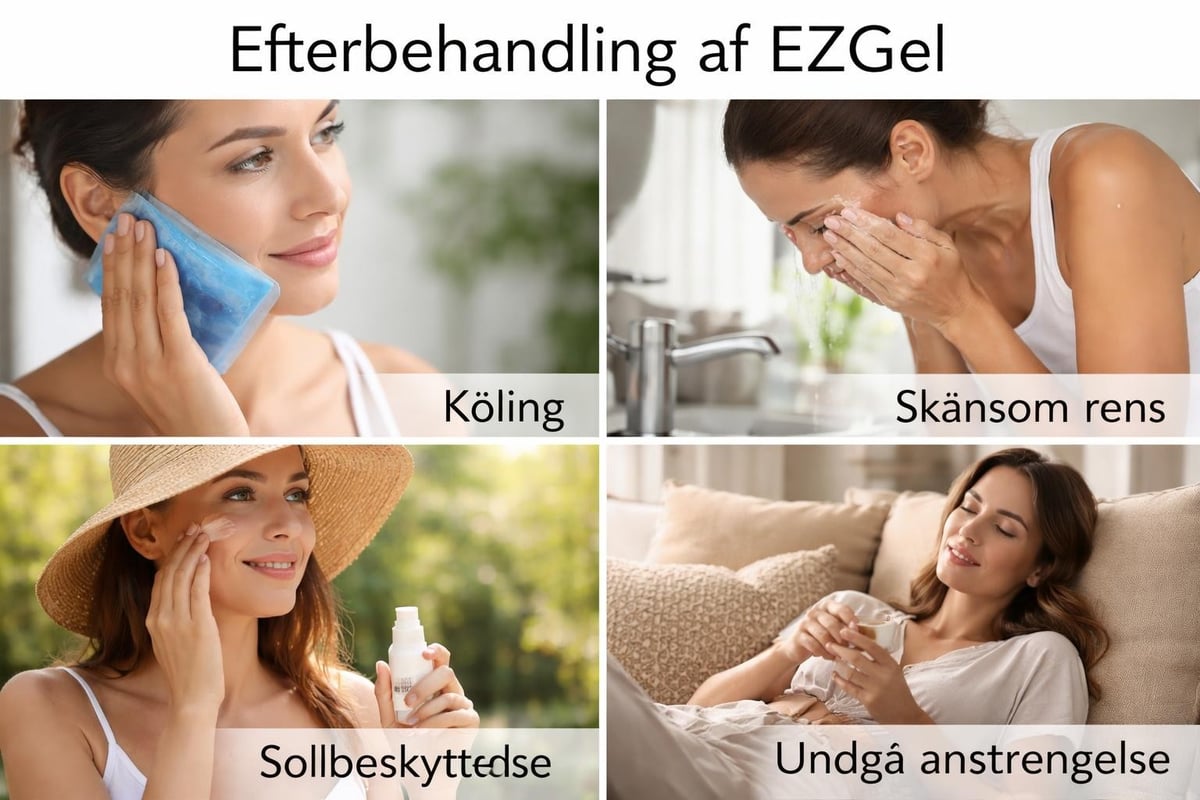 EZGEL sikkerhed og efterbehandling