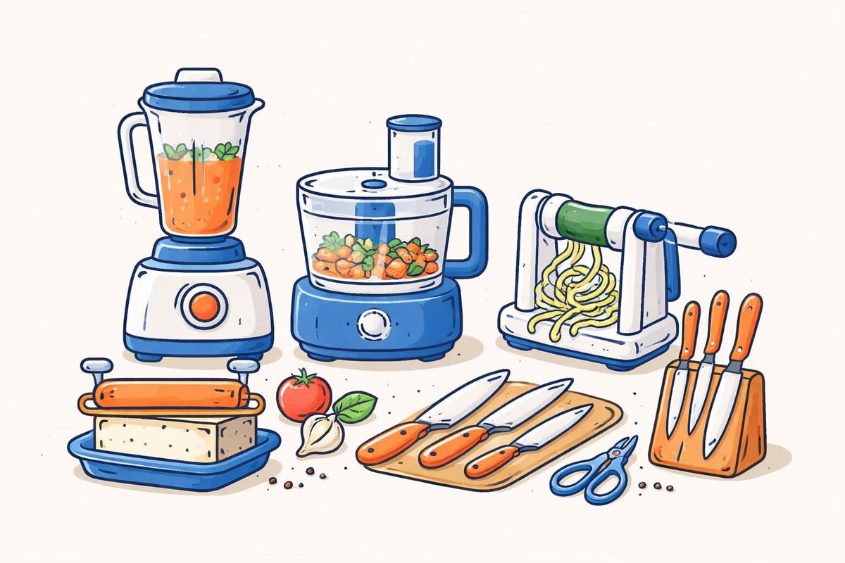 Vegane Küchen-Grundausstattung