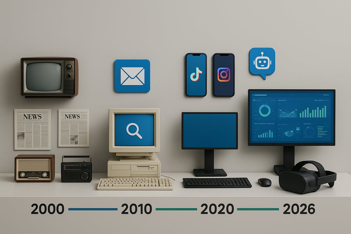 Essential Guide: Why Digital Marketing Is Growing in 2026 2 The Evolution of Digital Marketing: 2000 to 2026