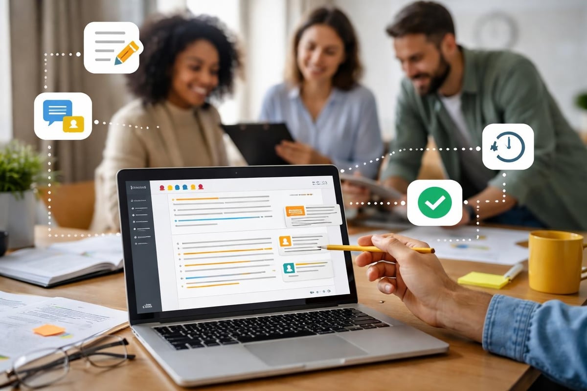 Document collaboration features