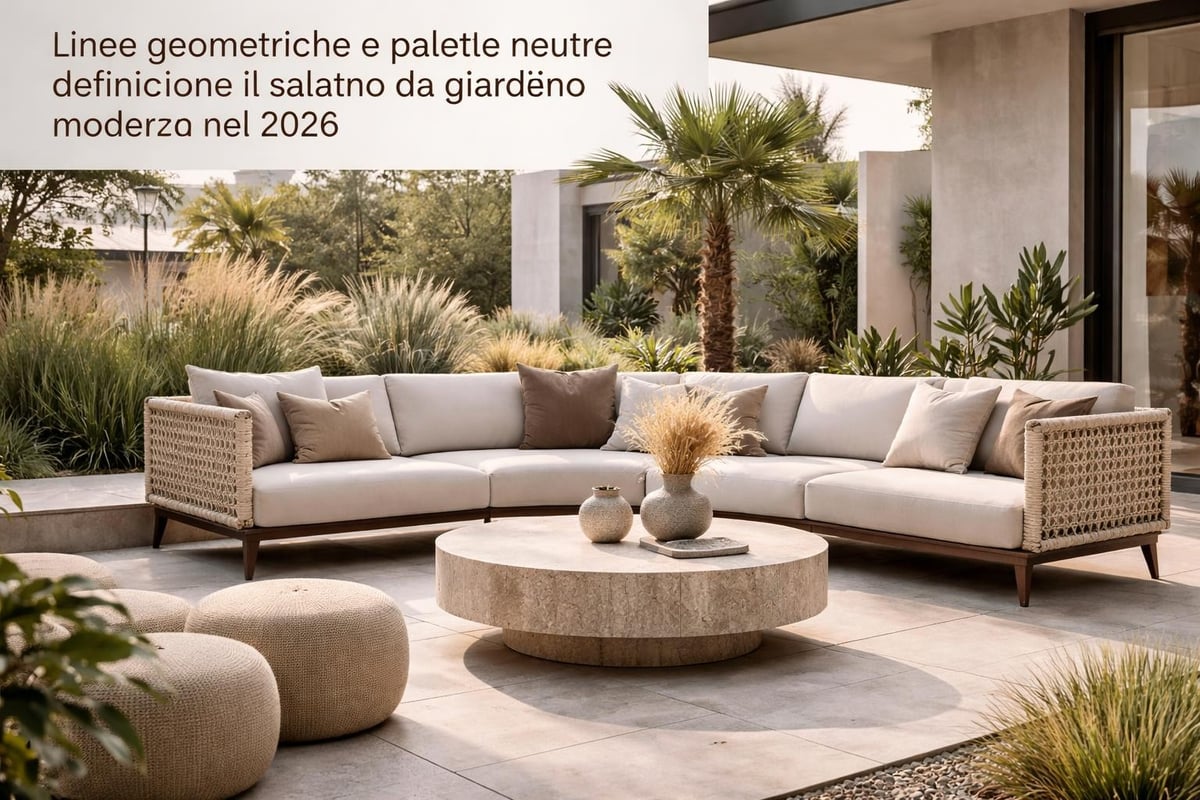 Elementi di design contemporaneo per outdoor